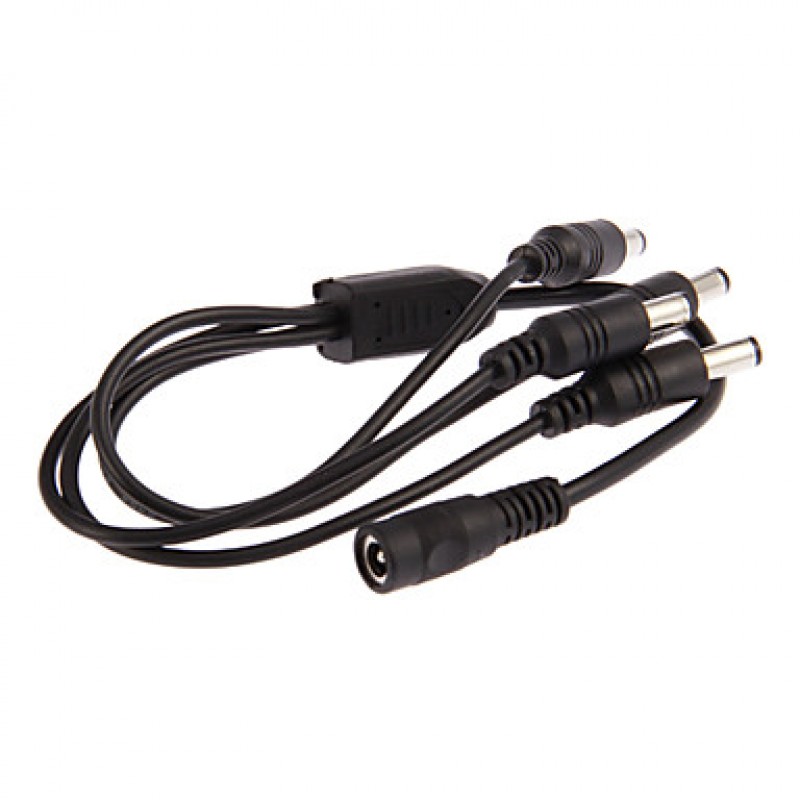 AC 100-240V DC 12V 2A Power Cord CCTV Camera Power Adapter 1 to 4 For Camera  