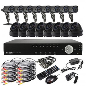 Ultra 16CH D1 Real Time H.264 CCTV DVR Kit (16 420...