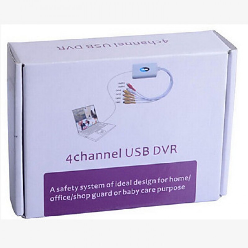 Super USB DVR with 4 Video + 2 Audio Channels  