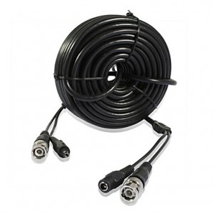 50ft 15m Video Power CCTV Cable Wire for Security ...