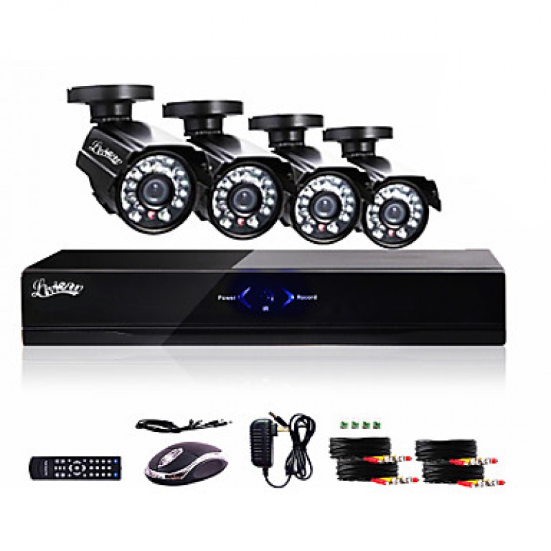 AHD DVR/ HVR/NVR 3 in 1 with 800TVL Camera Security System  