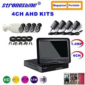 AHD Camera with 720P/Infrared/Waterproof and 4CH A...