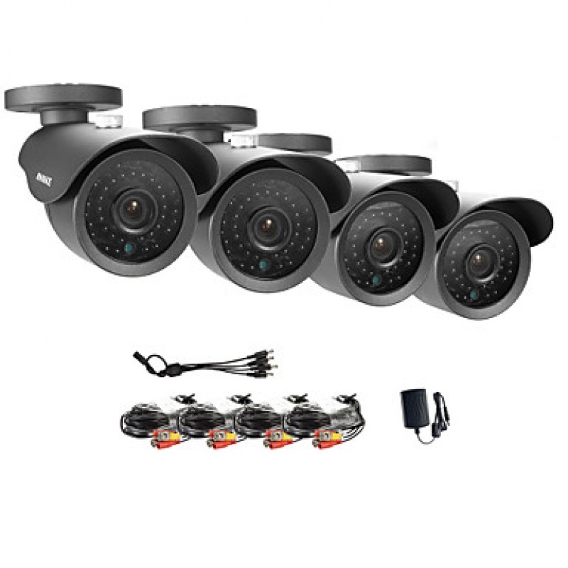 8CH 960H DVR eCloud HDMI 1080P/VGA/BNC Output  4pcs 900TVL CMOS 42LEDS Day/Night IR-cut Cameras IP66  