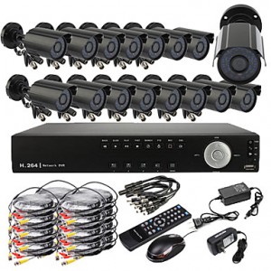 Ultra DIY 16CH Real Time H.264 CCTV DVR Kit (16pcs...