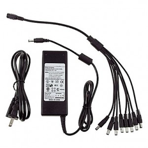 8 Ports 12V 5A DC Power Adapter for Security Camer...